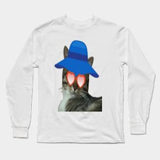 The Elegant Kitty | Funny Cat Long Sleeve T-Shirt